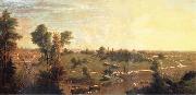 George Loring Brown View of Central Park oil painting reproduction